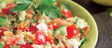 Couscous Salat Mit Schafsk Se Gurken Und Paprika Rezept Tegut