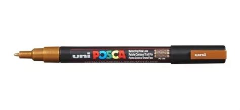 Uni Posca Marcador Pc 3m X Unidad Color Bronce MercadoLibre