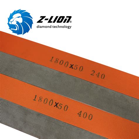 Z LION Turbine Blades Polishing Belts For Automatic Belt Grinding And