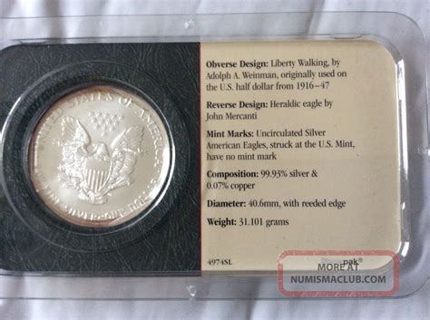 Oz Silver American Eagle Brilliant Uncirculated