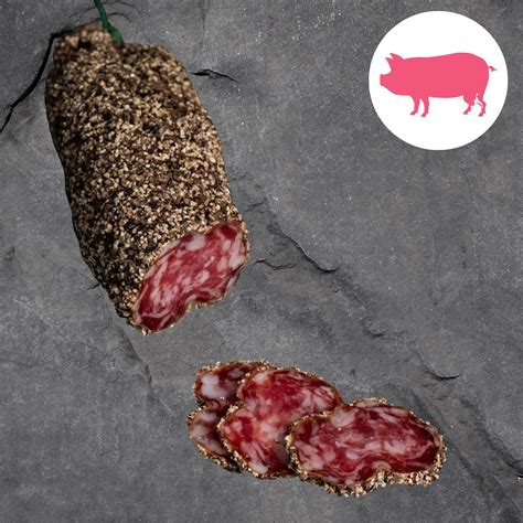 Saucisson Sec Au Poivre Comptoir Gourmand