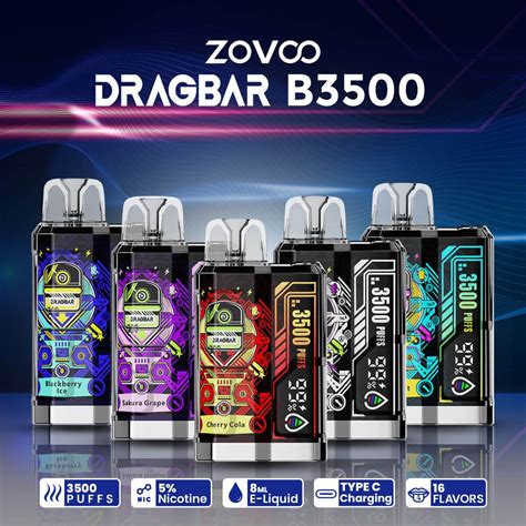 Zovoo Dragbar B Disposable Vape Ml Vape Puffer