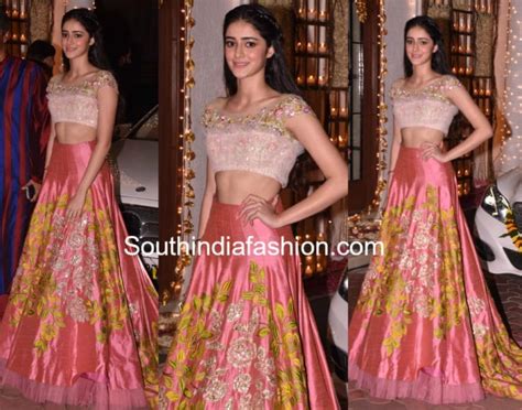 Ananya Panday In Manish Malhotra South India Fashion