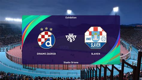 Dinamo Zagreb Vs NK Slaven Belupo 10 03 2024 HNL PES 2021 YouTube