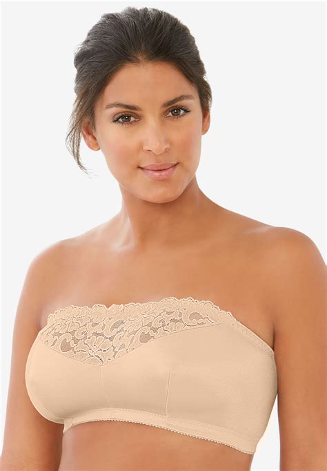 Strapless Bra By Glamorise® Plus Size Strapless Convertible Bras Woman Within