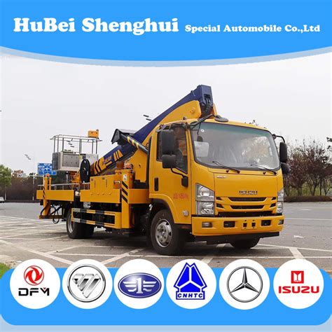 I Suzu M Hydraulic Cage Bucket Meters Telescopic Boom Aerial