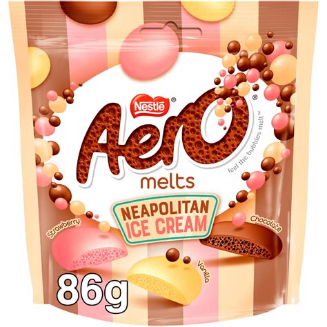 Aero Melts Neapolitan Ice Cream 303oz 86g Poppin Candy