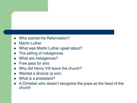 Ppt The Reformation Continues Powerpoint Presentation Free Download