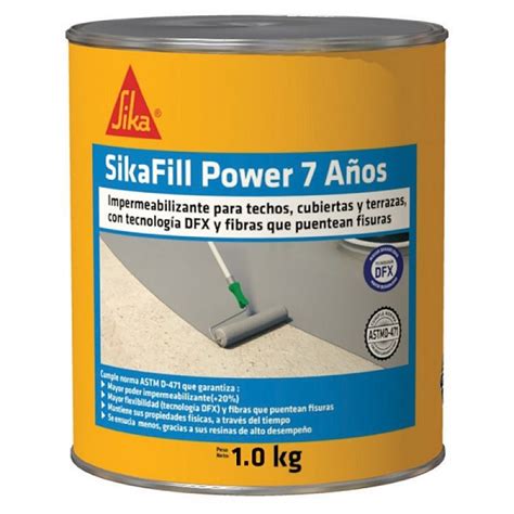 Sikafill X Kg Power Gris Ferromateriales Del Sur