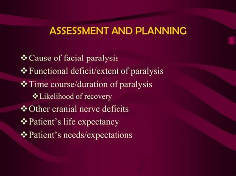 Facial Palsy Ppt