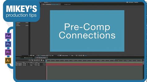 After Effects Quick Tip Pre Comp Connections Youtube