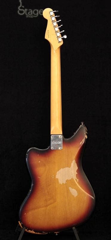 Fender Jaguar Kurt Cobain Relic 2011 Relic Sunburst Guitar For Sale