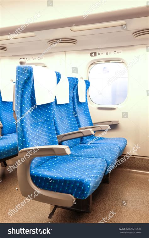 Interior Japanese Passengers Seat Bullet Train Stock Photo 628219538 ...