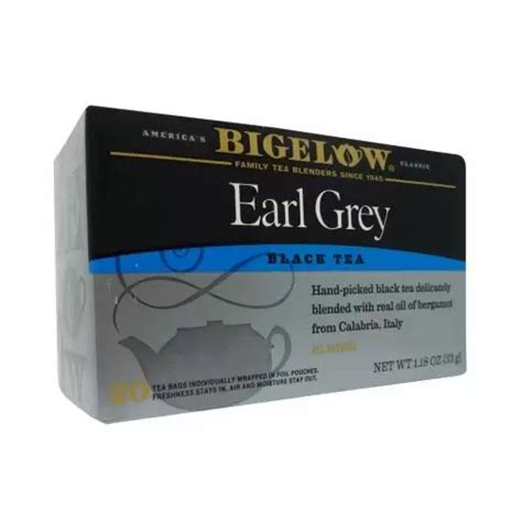 Bigelow Earl Grey Black Tea Count Taste America