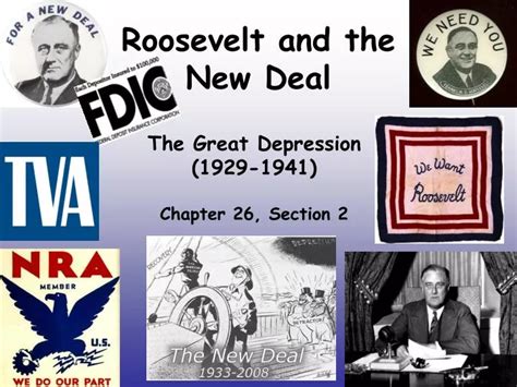 Ppt Roosevelt And The New Deal Powerpoint Presentation Free Download