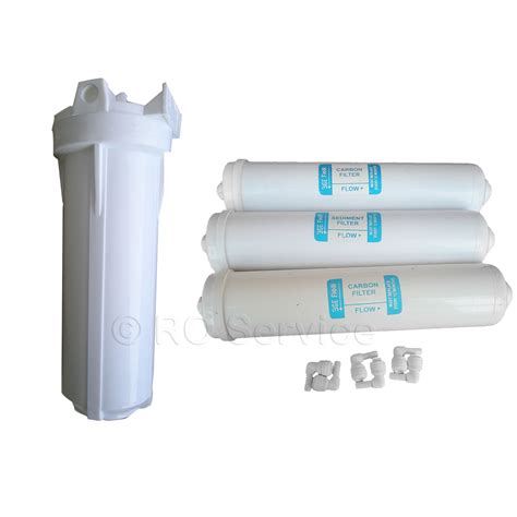 RO 10 Pre Filter Bowel 3 GE Flow Inline Water Filter 2 Carbon 1