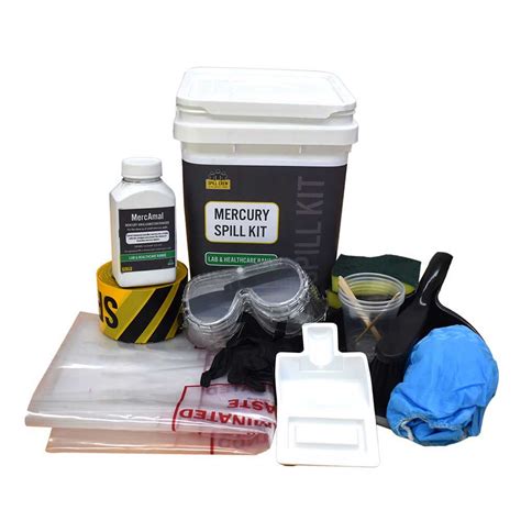 Large Mercury Spill Kit - Safe Mercury Clean Up – Titan Safety