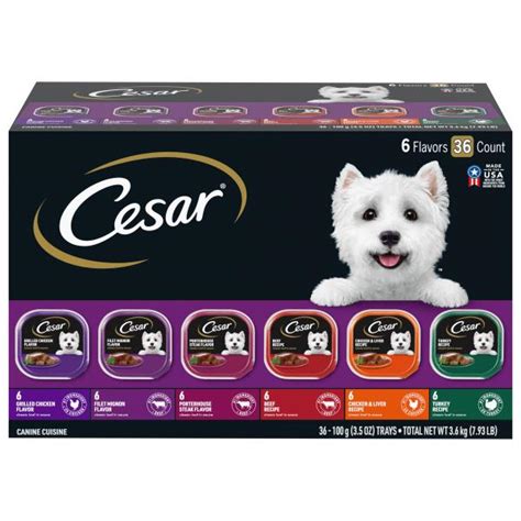 Cesar Classics Dog Food, Canine Cuisine, 6 Flavors : Publix.com