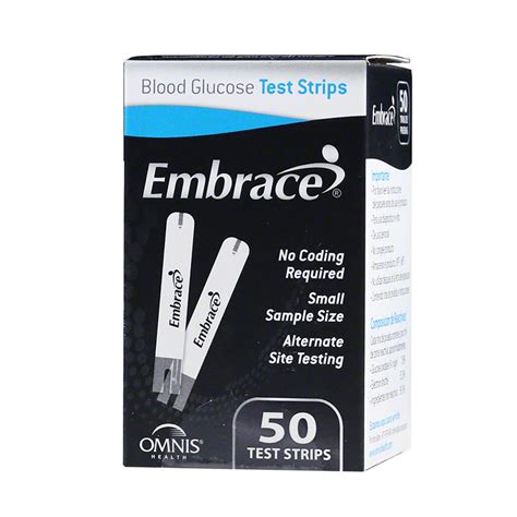 Buy Embrace Test Strips Box of 50 | Glucose Test Strips