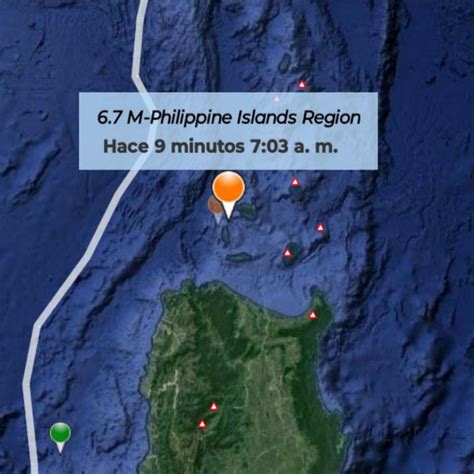 Terremoto De Magnitud 6 3 Sacude Las Aguas Al Norte De Filipinas