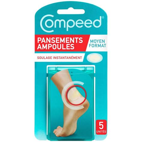 Compeed Pansements Ampoules Talon Moyen Format Compeed 5 Pansements