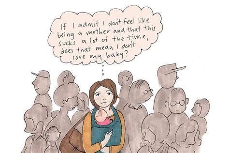 Powerful Illustrations Reveal The Truth Behind Postnatal Depression