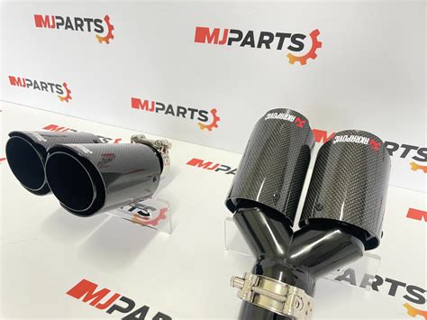 Ponteira Escape Dupla Preta Akrapovic Carbono Brilhante