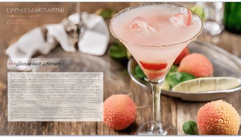 Lychee Martini Your Gourmet Guru