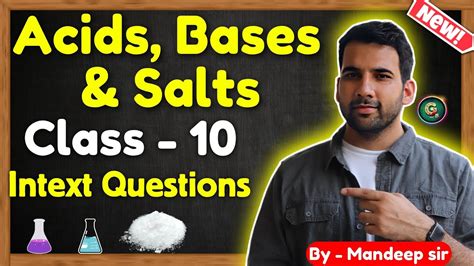 Acid Base And Salts Class 10 Ncert Solutions Intext Questions