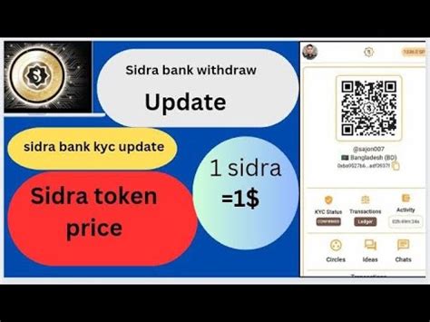 Sidra Token Withdraw Update Withdraw Sidra Sell