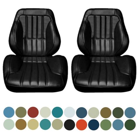 Distinctive Industries C10 Bucket Seat Touring Ii Vinyl Pair Chevrolet 1967 1972