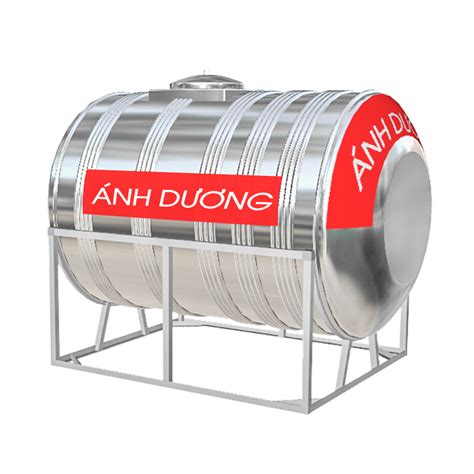 Bồn Nước Inox ÁNH DƯƠNG 5000L Ngang Φ1380 CÔNG TY QUỐC TẾ TOÀN MỸ