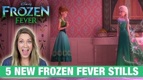 5 Stills From Frozen Fever Anna And Elsas New Dresses Rotoscopers