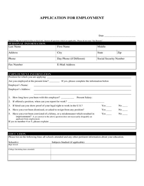 2021 Bank Job Application Form Fillable Printable Pdf And Forms