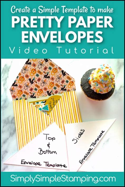 How to Create an Easy Envelope Template! | Envelope template, Handmade ...