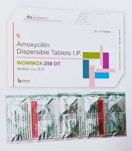 Amoxicillin Trihydrate Dispersible Tablets At Rs 24 Stripe