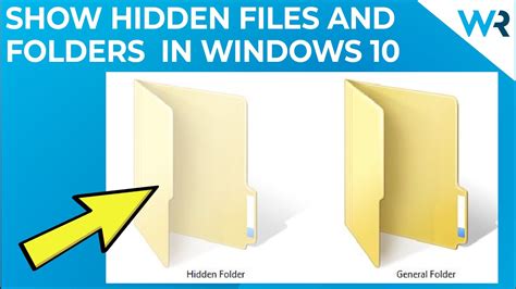 How To Easily Show Hidden Files And Folders On Windows 10 YouTube