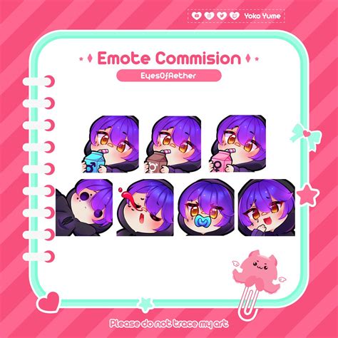 Yoko Yume Emote Artist Open Comms In Days On Twitter Emote