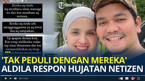 Tak Peduli Dengan Mereka Aldila Tanggapi Hujatan Netizen Gegara Buka