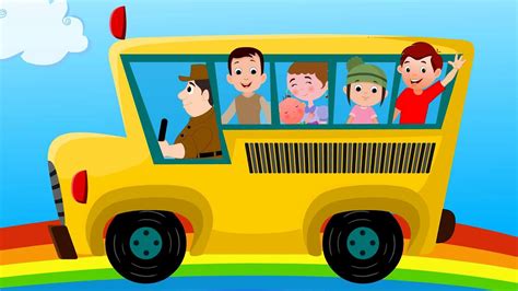 Wheels On The Bus Nursery Rhymes - YouTube