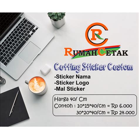 Jual Stiker Nama Custom Stiker Cutting Nama Stiker Logo Shopee Indonesia