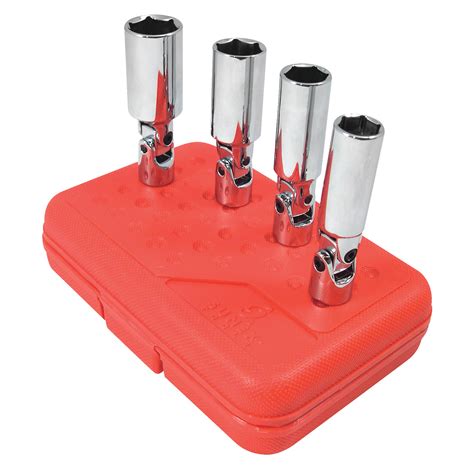 Free Shipping — Sunex Tools Universal Spark Plug Socket Set — 4 Pc 3