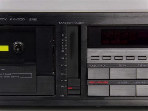 Tape Deck Yamaha Kx 500 Black Very Good Condition