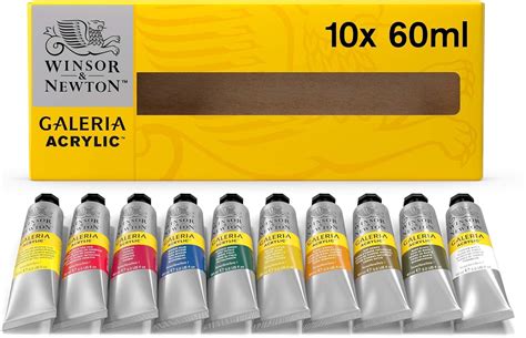 Galería Acrylic Winsor Newton 10 x 60ml Oferta Descuentos Rata