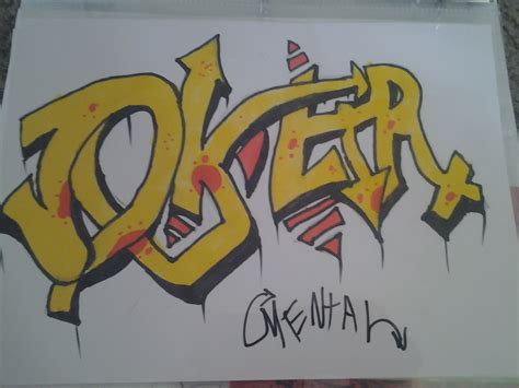 Joker Graffiti Letters The Expert