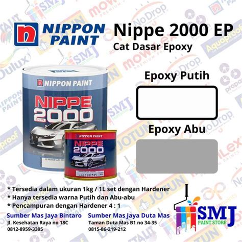 Jual Epoxy Nippe Primer Surfacer Kemasan Kg Putih Di Seller