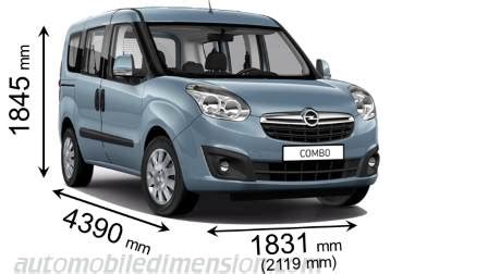 How To Make Opel Combo Life Xl Dimensions