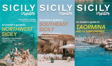 Bundle 3 Digital Travel Guides Northwest Sicily Southeast Sicily And Taormina And Its