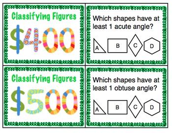 Th Grade Common Core Geometry Review Game By Math Mojo Tpt