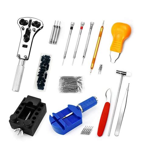 Watch Repair Kit 147 Pcs Watch Repair Kit Strap Remover Bottom